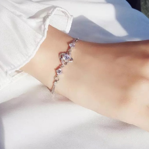 Sterling Silver 925 CZ Bracelet - Picture 3 of 7